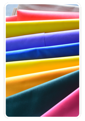 UV treated and flame retardant non-woven fabric samples