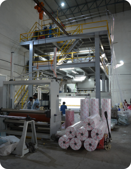 REDDICK TECHNOFAB's automated spunbond non-woven production line